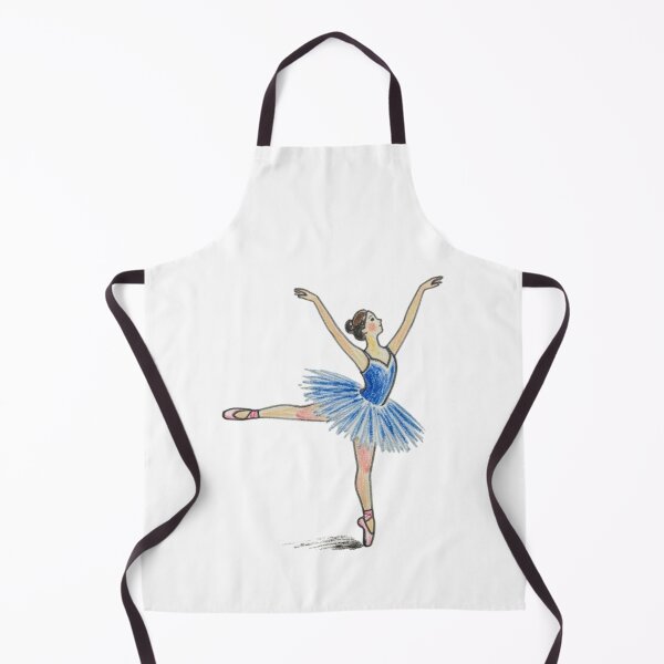 Item preview, Vintage Colored Pencil Ballet Dancer Art designed and sold by AlxVel.