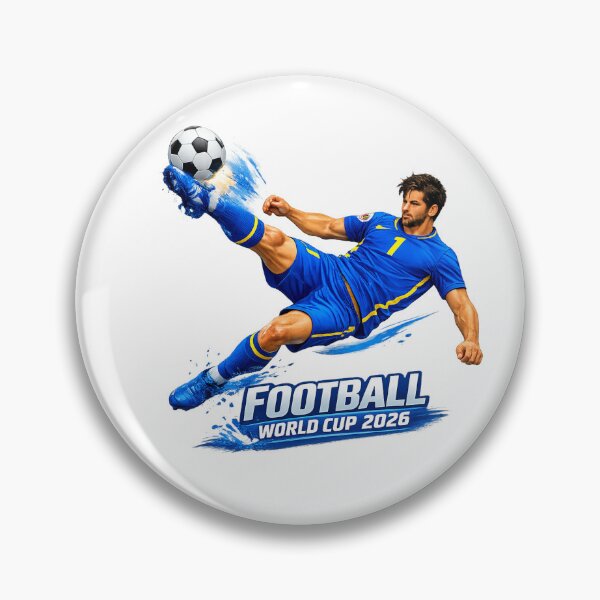 Item preview, 2026 World Cup: Dynamic Footballer Illustration designed and sold by CHRIST5000.