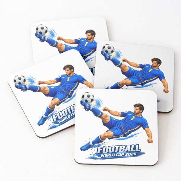 Item preview, 2026 World Cup: Dynamic Footballer Illustration designed and sold by CHRIST5000.