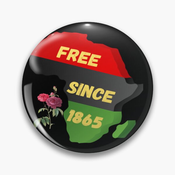 Item preview, Juneteenth Free Since 1865 Pan African Map Graphic designed and sold by M1144.