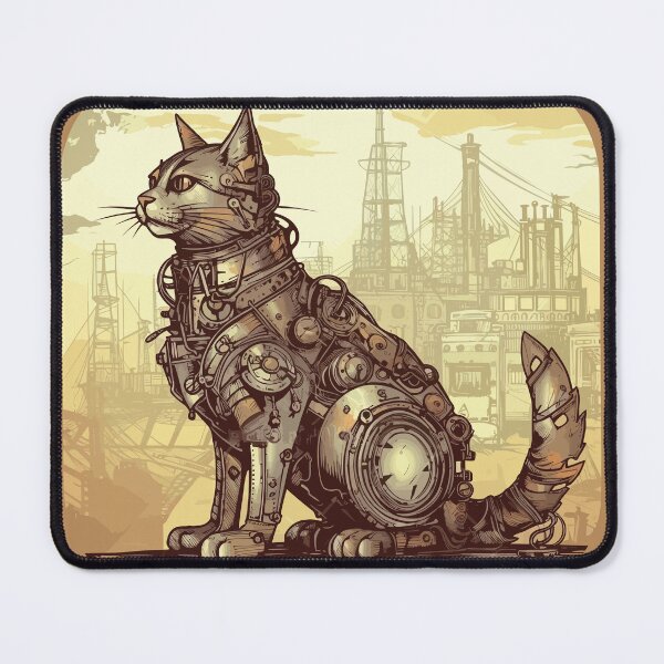 Item preview, Industrial cyber cat | Robocat designed and sold by TVEX19.