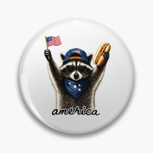 Item preview, Patriotic Raccoon America designed and sold by Necesario88.