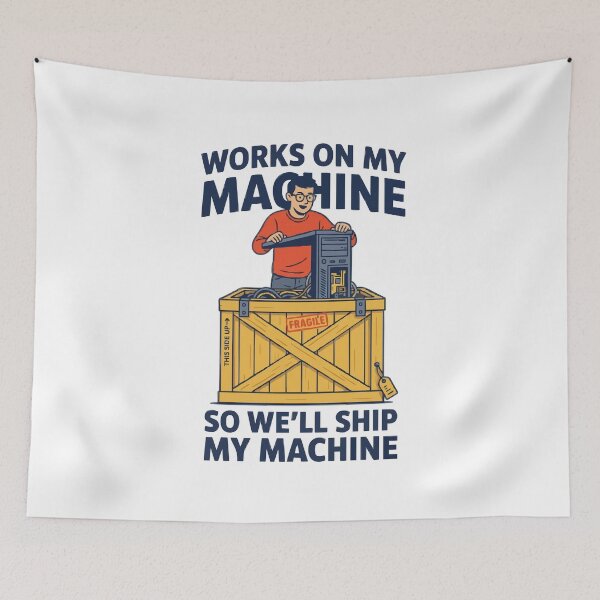 Item preview, Works On My Machine So We'll Ship My Machine designed and sold by Bianca Oltean.