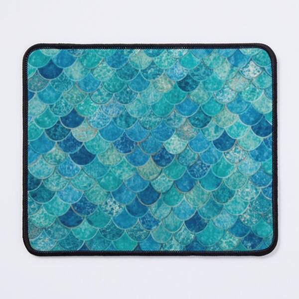 Item preview, Mermaid Print Blue Teal designed and sold by SeaStarMermaids.