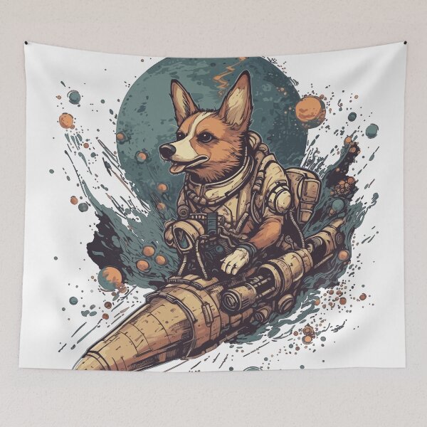 Item preview, Astrodog – Dog Astronaut designed and sold by TVEX19.