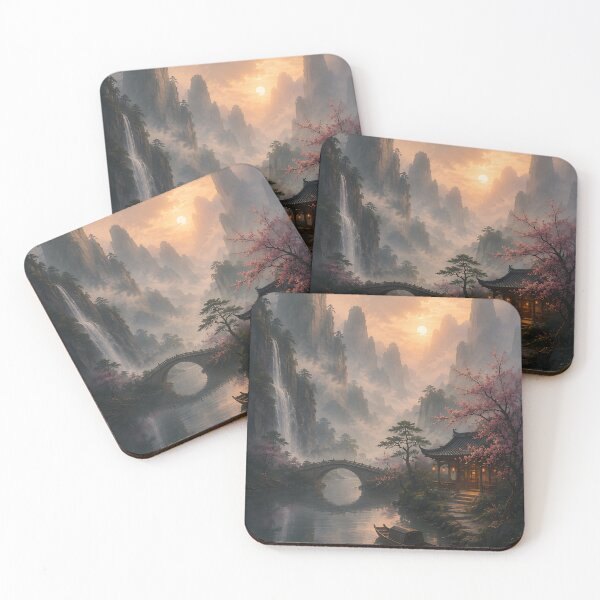 Item preview, Mystic Blossom River Retreat  designed and sold by Jaideep Walia.
