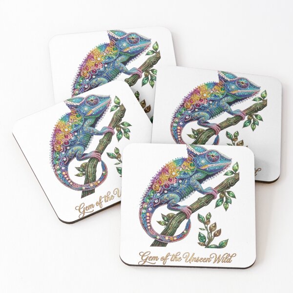 Item preview, Gem Of The Unseen Wild Colorful Chameleon designed and sold by Sovereign Supply Co..