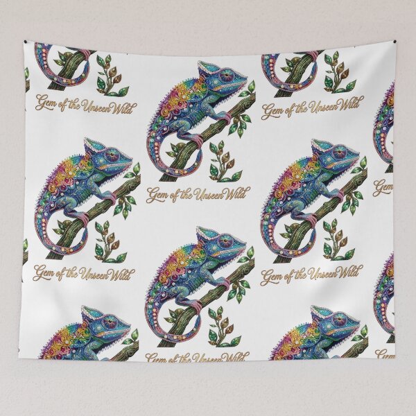 Item preview, Gem Of The Unseen Wild Colorful Chameleon designed and sold by Sovereign Supply Co..