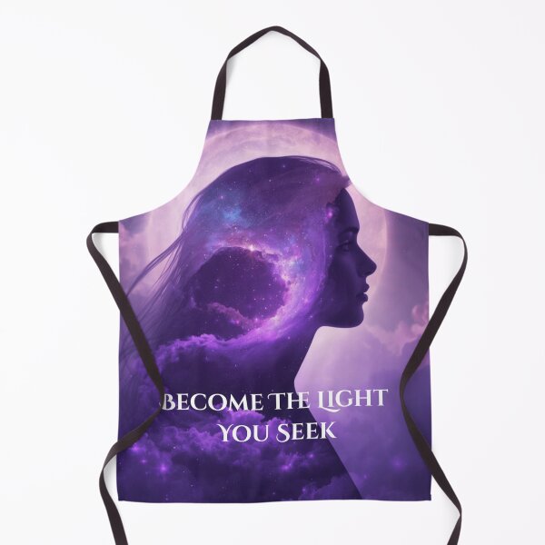 Item preview, Become the Light You Seek | Celestial Self-Discovery Affirmation designed and sold by MysticPurpleHue.