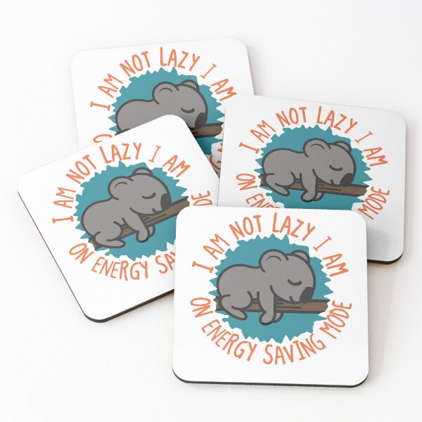 Item preview, Sleeping Koala Quote Tee for Nap Lovers designed and sold by EichStore.
