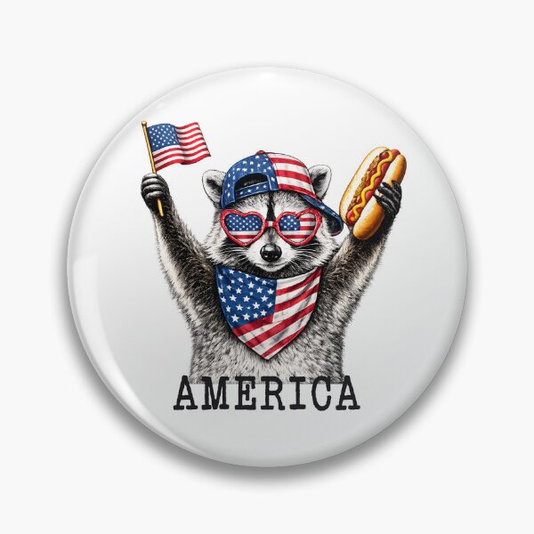 Item preview, Patriotic Raccoon America designed and sold by Necesario88.