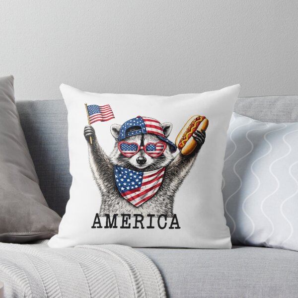 Item preview, Patriotic Raccoon America designed and sold by Necesario88.