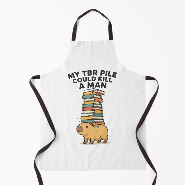 Item preview, My TBR Pile Could Kill A Man Capybara Book Lover designed and sold by Bianca Oltean.