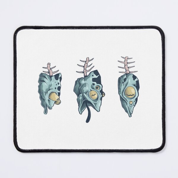 Item preview, Three Friends Surreal Hanging Fish Skeleton Art designed and sold by Isaacmaakkai.