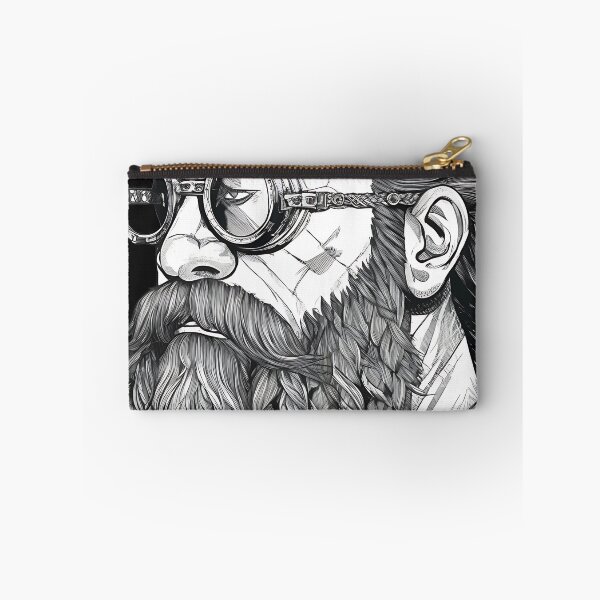 Item preview, Gothic Fantasy Dwarf Blacksmith Steampunk Goggles Portrait designed and sold by DarkOriginArts.
