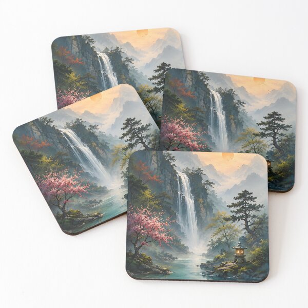 Item preview, Emerald Falls Serenity  designed and sold by Jaideep Walia.