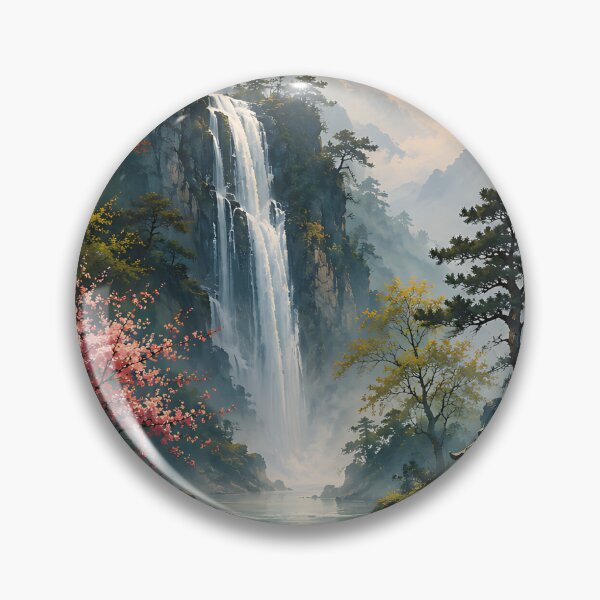 Item preview, Emerald Falls Serenity  designed and sold by Jaideep Walia.