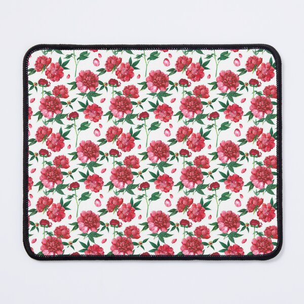 Item preview, Red Peony Floral Seamless Pattern designed and sold by Zaya_art.