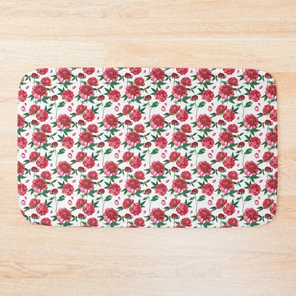 Item preview, Red Peony Floral Seamless Pattern designed and sold by Zaya_art.