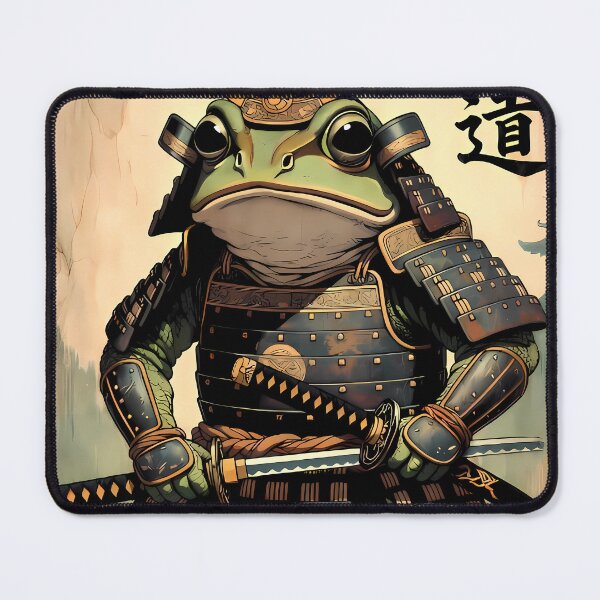 Item preview, Japanese Samurai Frog Warrior With Katana Sword designed and sold by By:MarcinK.