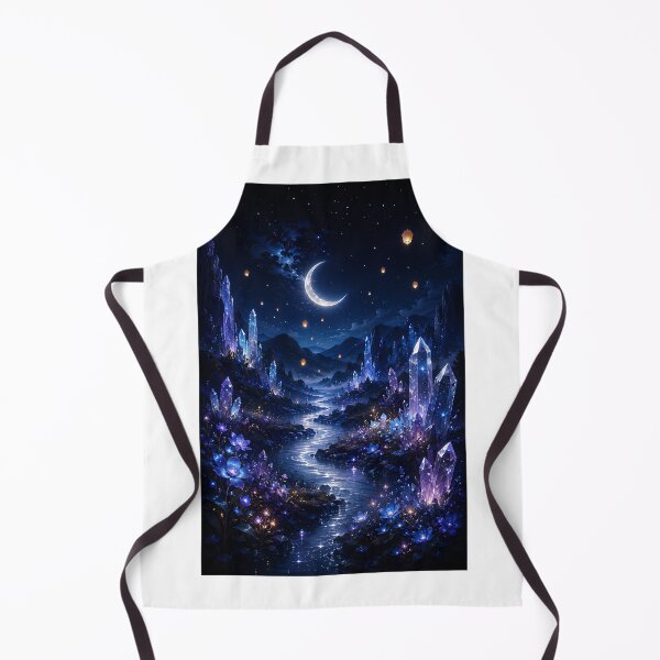 Item preview, Moonlit Crystal River Fantasy designed and sold by Jaideep Walia.