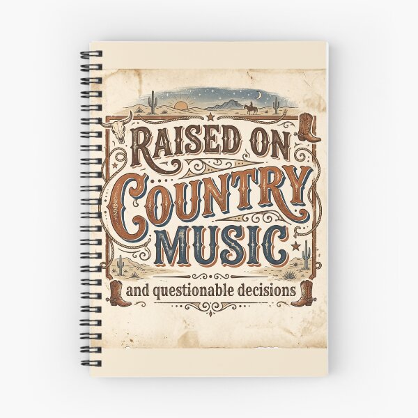 Item preview, Raised on Country Music | Funny Western Country Lifestyle T-Shirt designed and sold by DmaarGroup.