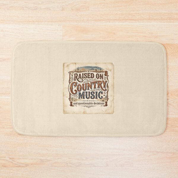 Item preview, Raised on Country Music | Funny Western Country Lifestyle T-Shirt designed and sold by DmaarGroup.