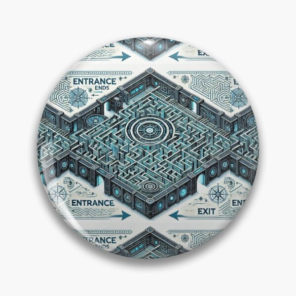 Item preview, Labyrinth Quest – Classic Puzzle Game Artwork designed and sold by EchoWave11.