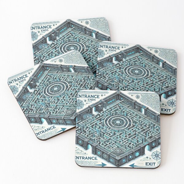 Item preview, Labyrinth Quest – Classic Puzzle Game Artwork designed and sold by EchoWave11.