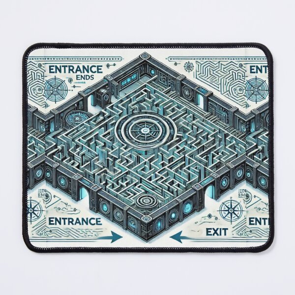 Item preview, Labyrinth Quest – Classic Puzzle Game Artwork designed and sold by EchoWave11.