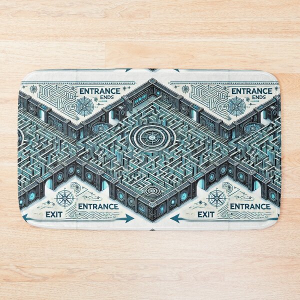 Item preview, Labyrinth Quest – Classic Puzzle Game Artwork designed and sold by EchoWave11.