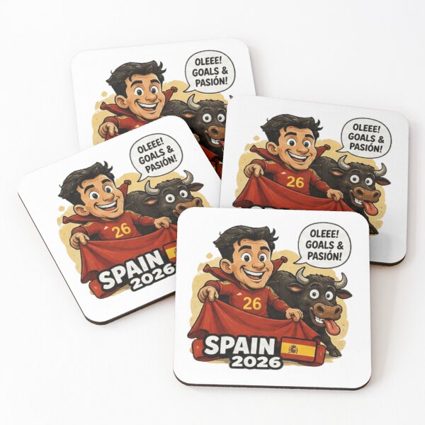 Item preview, Spain 2026 Soccer Fan Sticker designed and sold by Pixanova.