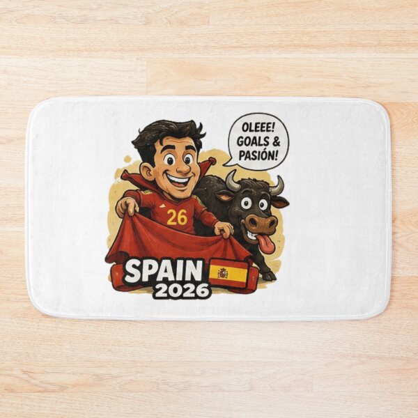 Item preview, Spain 2026 Soccer Fan Sticker designed and sold by Pixanova.