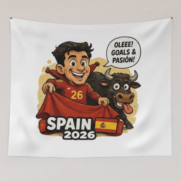 Item preview, Spain 2026 Soccer Fan Sticker designed and sold by syndia2209.