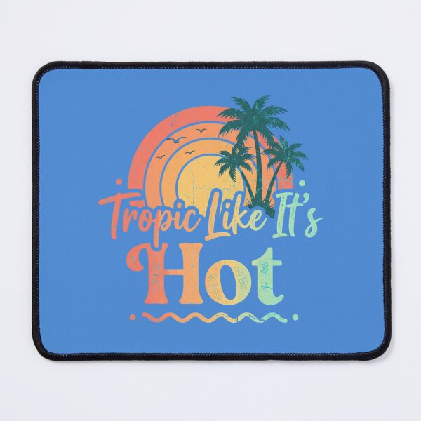 Item preview, Tropic Like It's Hot Funny Beach Shirt for Women | Retro Sunset Palm Tree Vacation Tee | Summer Holiday Gift for Tropical Vibes Lover designed and sold by Covent Vaughn.