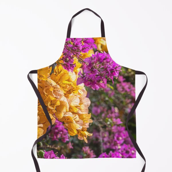 Item preview, Vibrant Bougainvillea Flowers Yellow and Purple Floral Pattern designed and sold by MariaAbaza.