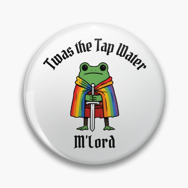 Item preview, Twas the Tap Water Funny Frog LGBTQ Pride designed and sold by ElizabethMorri2.