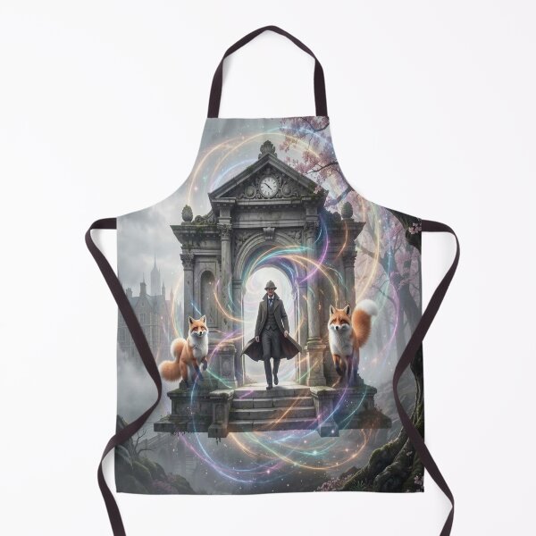 Item preview, Sherlock Holmes encounters a kitsune in the floating temple between dimensions. designed and sold by FotoworldEdel.