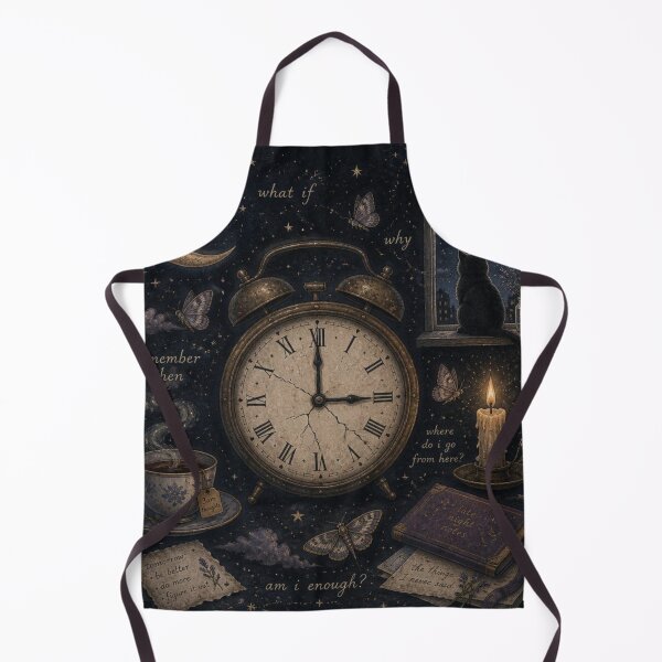 Item preview, 3AM Thoughts Vintage Clock Dreamy Midnight Design designed and sold by Pink-Blossoms.