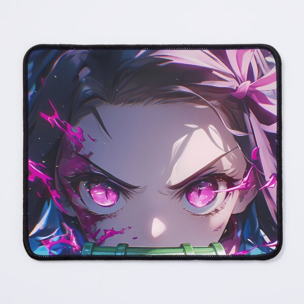 Item preview, Nezuko Kamado Demon Slayer Pink Aura Anime Girl designed and sold by SuperTeamCanada.