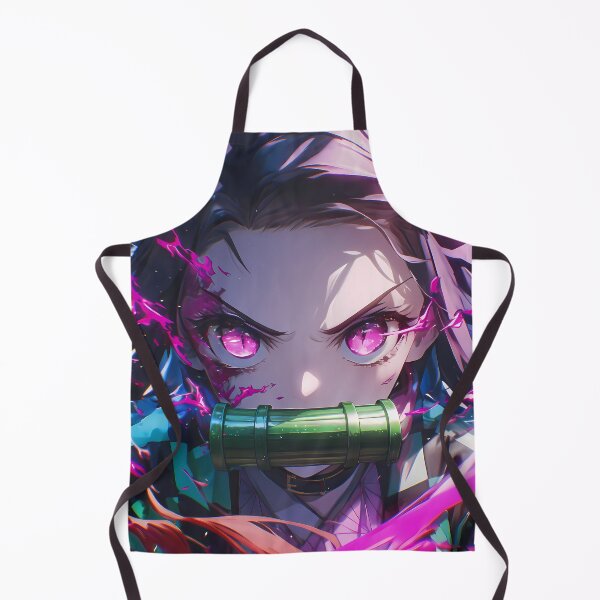 Item preview, Nezuko Kamado Demon Slayer Pink Aura Anime Girl designed and sold by SuperTeamCanada.
