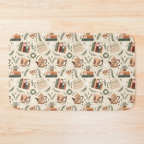 Item preview, Cozy Tea 'n Books Pattern designed and sold by PlainMaddiShop.