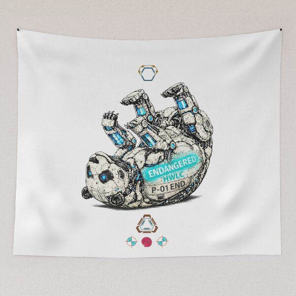 Item preview, Cybernetic panda designed and sold by m-yoga-store.