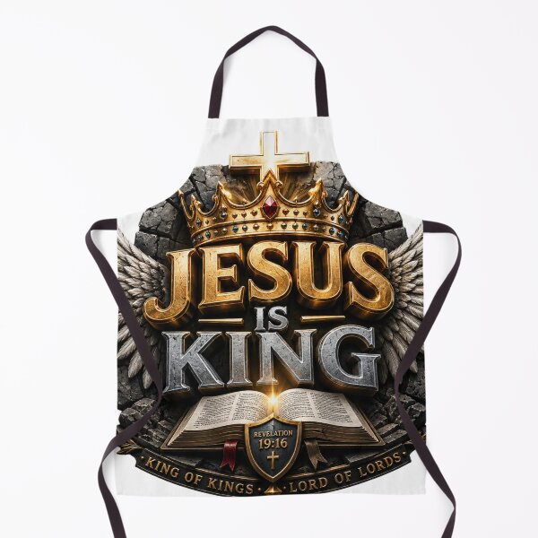 Item preview, Jesus Is King Christian Bible Verse Design designed and sold by Jesusloverbrand.