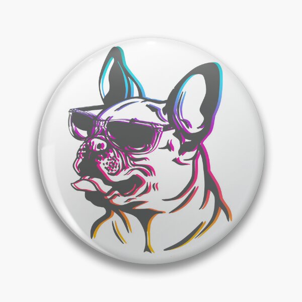 Item preview, Cool French Bulldog with Glasses designed and sold by EichStore.