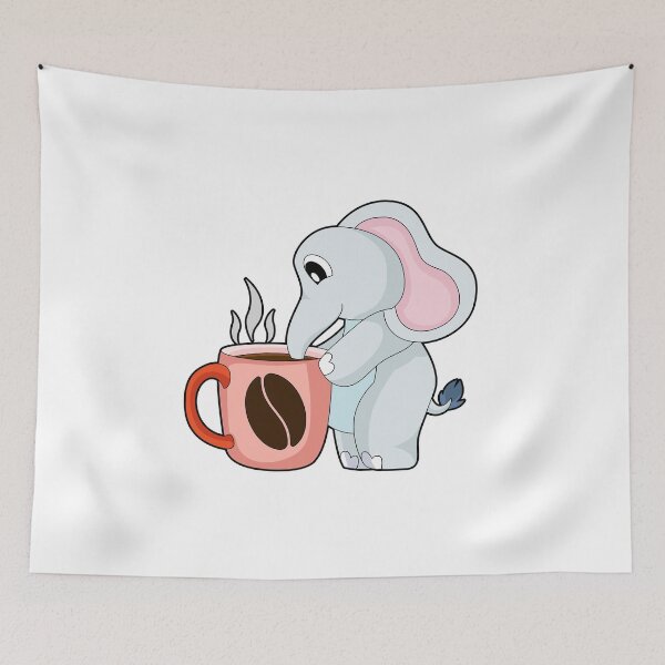 Item preview, Elephant Coffee Mug designed and sold by Snabdesign84.