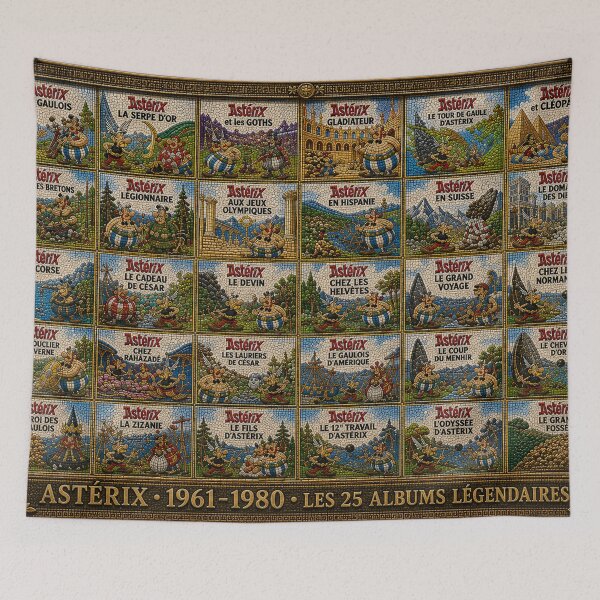 Item preview, Asterix 1961–1980 – The 25 Legendary Albums Mosaic Collection designed and sold by JcAbstractArt.