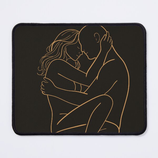Item preview, Couple Line Art Print designed and sold by Studio pod Burom.