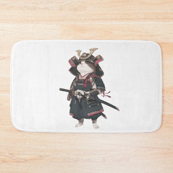Item preview, Samurai Cat Warrior | Cute Japanese Samurai Kitty Aesthetic Anime Art designed and sold by Dyan4.
