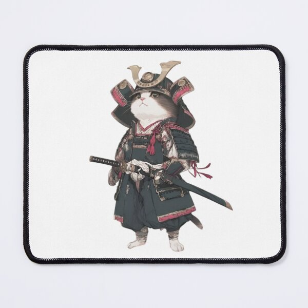 Item preview, Samurai Cat Warrior | Cute Japanese Samurai Kitty Aesthetic Anime Art designed and sold by Dyan4.